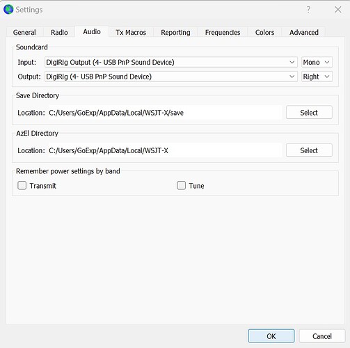 wsjtx audio settings 12052022