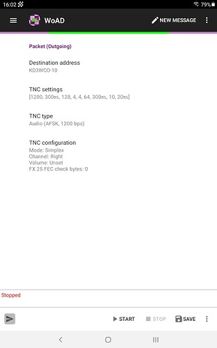 Packet Settings 9Sep22