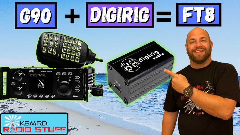 Xiegu G90 + Flrig + WSJT-X Tutorial By K8MRD - Xiegu-g90 - Digirig Forum